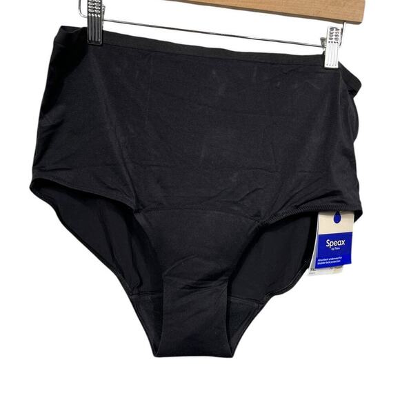 Speax by Thinx Black Hi-Waisted Underwear / Size-3XL - Picture 2 of 8